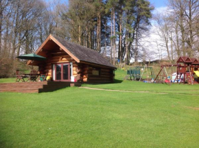 lyne view, log cabin